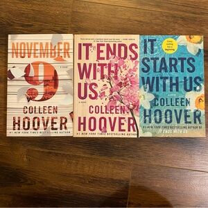 Set of 3 Colleen Hoover books